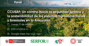 Panel online Un camino hacia la seguridad jurídica y la sostenibilidad de los sistemas agroalimentarios y forestales