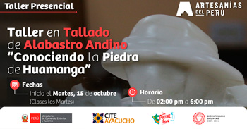 Taller presencial "Conociendo la Piedra de Huamanga" de CITE Ayacucho