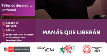 Taller presencial "Mamas que liberan" del Museo José Carlos Mariátegui