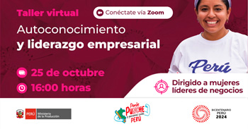 Taller  online "Autoconocimiento y liderazgo empresarial" del PRODUCE