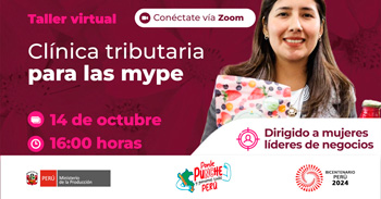  Taller  online "Clínica tributaria para las MYPE" del PRODUCE