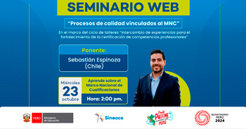 Webinar online Intercambio de experiencias para el fortalecimiento de certificación de competencias profesionales