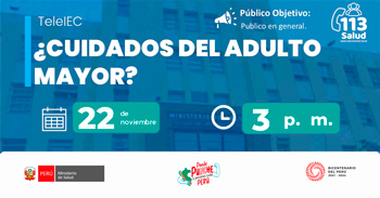  Capacitación online "Cuidados del adulto mayor" del MINSA