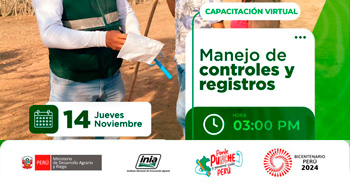  Capacitación online "Manejo de controles y registros" del INIA