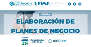 Charla online "Elaboración de planes de negocio" de la Cámara de Comercio y la Producción de Puno