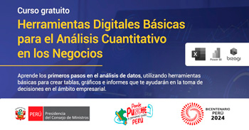  Curso gratuito online "Herramientas Digitales Básicas para el Análisis Cuantitativo en los Negocios"