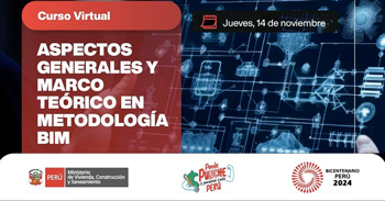  Curso online "Aspectos generales y marco teórico en metodología BIM" del MINISTERIO DE VIVIENDA