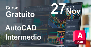 Curso online gratis "AutoCAD Intermedio" de Proyic