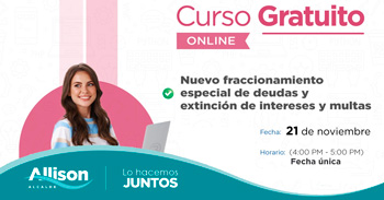 Curso online gratis "Nuevo Fraccionamiento Especial de Deudas y Extinción de Intereses y Multas" 