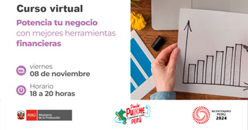 Curso online "Potencia tu negocio con mejores herramientas financieras"  de PRODUCE