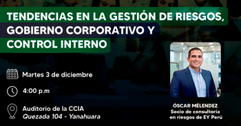 Evento presencial "Tendencias en la Gestión de Riesgos, Gobierno Corporativo y Control Interno"