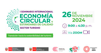 Seminario Internacional online "Economía circular en turismo y manufactura en Perú" 