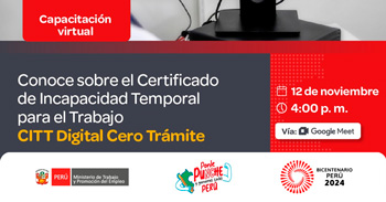 Capacitación online gratis Conoce sobre el Certificado de Incapacidad Temporal para el Trabajo - CITT