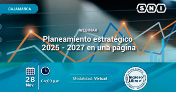 Webinar "Planeamiento Estratégico 2025 - 2027 en una página" 