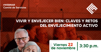 Webinar online "Vivir y Envejecer Bien: Claves y Retos del Envejecimiento Activo" 