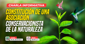  Charla presencial "Constitución de una asociación conservacionista de la naturaleza"