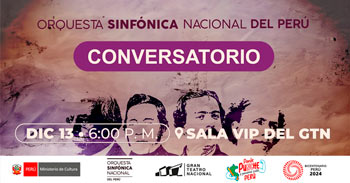  conversatorio presencial Lanzamiento discográfico Maestros del siglo XIX de la Orquesta Sinfónica Nacional