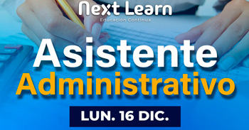  Curso online gratis "Asistente Administrativo" de Next Learn