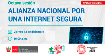  Evento online "Alianza Nacional por una Internet Segura" de la Secretaría de Gobierno y Transformación Digital