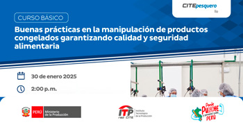  Capacitación online "Buenas prácticas en la manipulación de productos congelados garantizando calidadquot; 