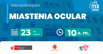  Capacitación online "Miastenia Ocular" del MINSA