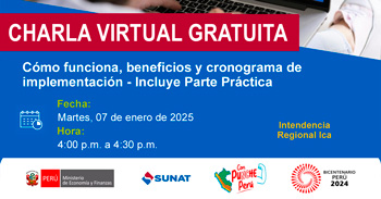  Charla online SIRE "Cómo funciona, beneficios y cronograma de implementación - Incluye Parte Práctica" 