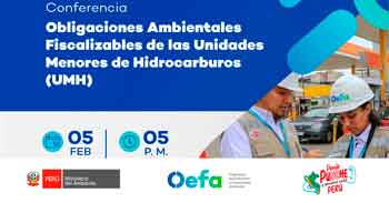  Conferencia presencial "Fiscalización ambiental para efa de nivel local, regional y nacional" del OEFA