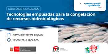  Curso Presencial "Tecnologías empleadas para la congelación de recursos hidrobiológicos"