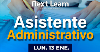  Curso online gratis "Asistente Administrativo" de Next Learn