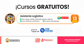  Curso online gratis "Asistente Logístico" de la Municipalidad Provincial de Huamanga