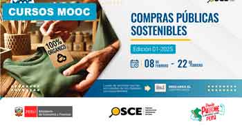  Curso online gratis con certificado "Compras públicas sostenibles" del OSCE