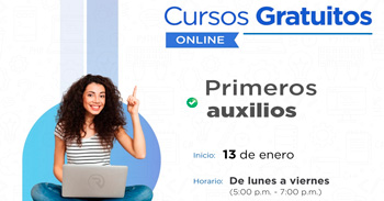  Curso online gratis "Primeros auxilios" de la Municipalidad de Magdalena del Mar