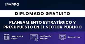 Diplomado online gratuito en "Planeamiento estratégico y presupuesto en el sector público" del IPAPPG