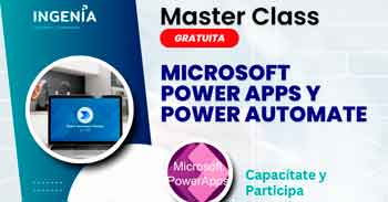  Evento online gratis "Microsoft Power Apps y Power Automate" de INGENIA CYC