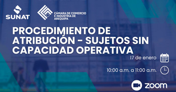  Evento online "Procedimiento de atribución - Sujetos Sin Capacidad Operativa" 