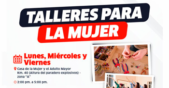  Taller presencial "de bijouteria en la casa en la mujer" Municipalidad de Lurín