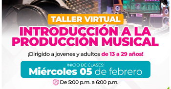 Taller online gratis "Introducción a la producción musical" de la Municipalidad de San Juan de Lurigancho