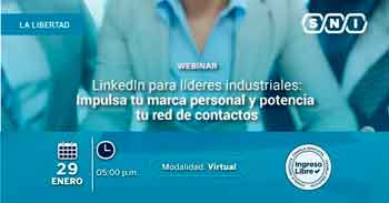  Webinar online LinkedIn para líderes industriales: Impulsa tu marca personal y potencia tu red de contactos  de la SNI