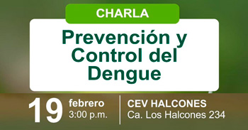  Charla presencial "Prevención y Control del Dengue" de la Municipalidad de San Isidro