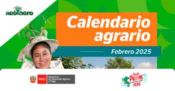 Calendario de eventos agrarios de capacitación y asistencia técnica del MIDAGRI