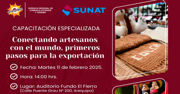  Capacitación presencial "Conectando artesanos con el mundo primeros pasos para la exportación" 