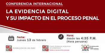  Capacitación online gratis "La evidencia digital y su impacto en el proceso penal"