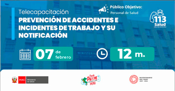  Capacitación online gratis "Prevención de accidentes e incidentes de trabajo y su notificación" 