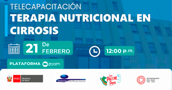  Capacitación online  "Terapia nutricional en cirrosis" del MINSA