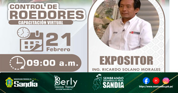  Charla presencial "Control de Roedores" de la Municipalidad de Sandia