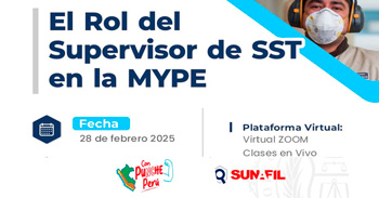  Conferencia online gratis "El Rol del Supervisor de SST en la MYP"