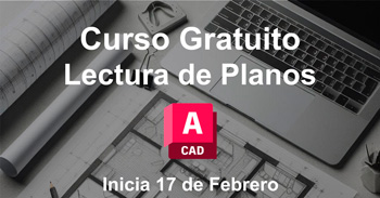  Curso online gratis "Lectura de Planos" de Proyic