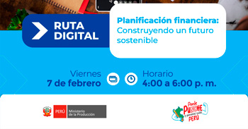  Curso online gratis  "Planificación financiera: Construyendo un futuro sostenible" de PRODUCE