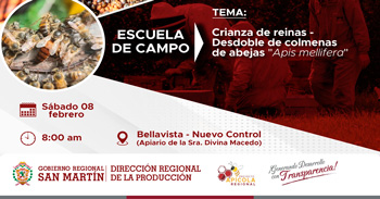  Evento presencial "Crianza de reinas -Desdoble de colmenas de abejas "Apis mellifera"" 