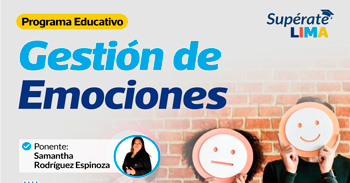  Taller online gratis "Gestión de emociones" de la Municipalidad de Lima